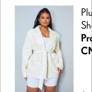 Brand new white coat